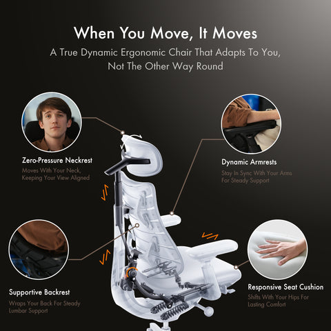 LiberNovo Omni SE Dynamic Ergonomic Chair – LiberNovo Singapore